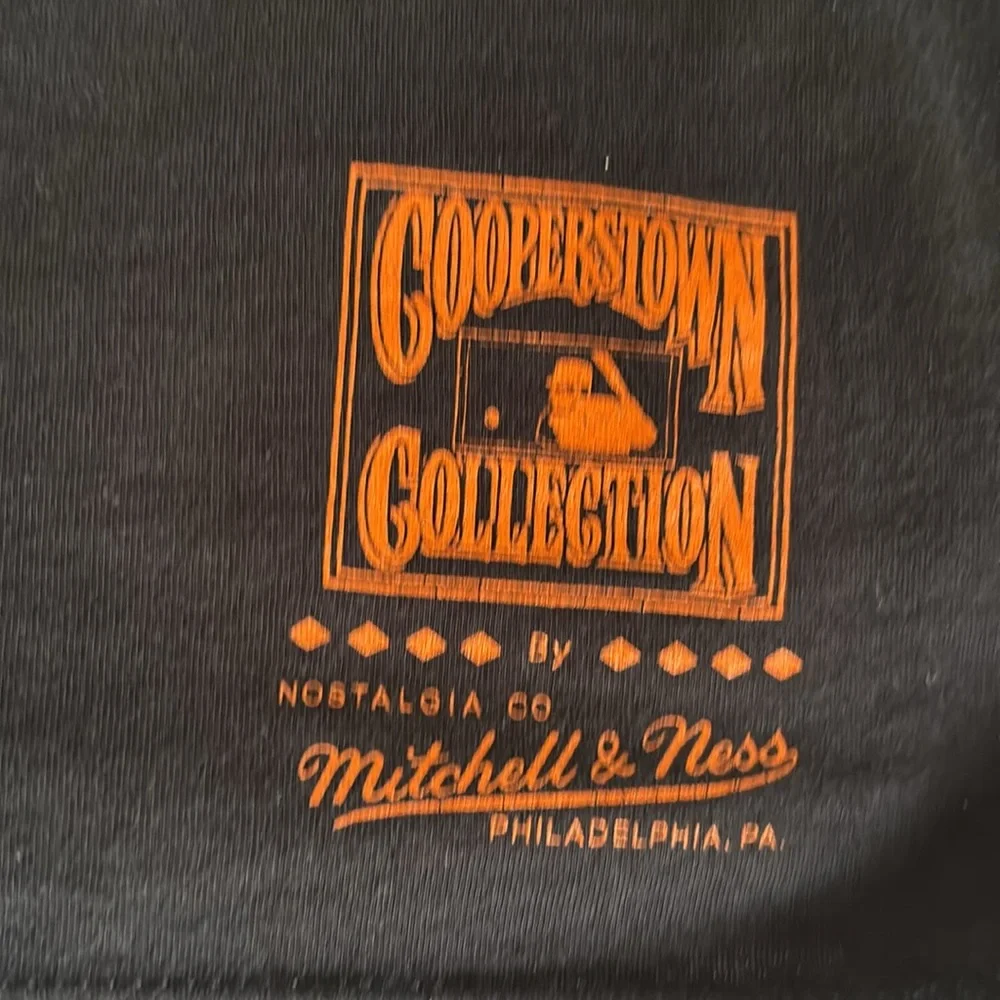 Mitchell & Ness Houston Astros 100% cotton black T shirt men’s Size L - Picture 5 of 7